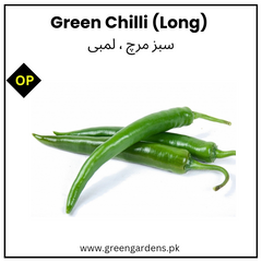 Green Chilli Seeds - Long (WINTER) سبز مرچ لمبی