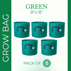 Grow Bag GREEN - 8"x8"
(Pack of 5)