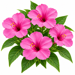 Rose 4 O'Clock Mirabilis jalapa with fragrant rose-pink trumpet-shaped flowers – summer flower seeds for pots grow bags and garden beds in Pakistan