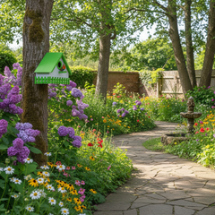Bird House (PVC), Green