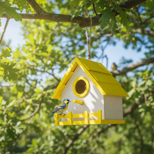 Bird House (PVC), Yellow