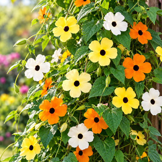 Black Eyed Susan Vine Seeds, Thunbergia Alata (Mix) SUMMER
