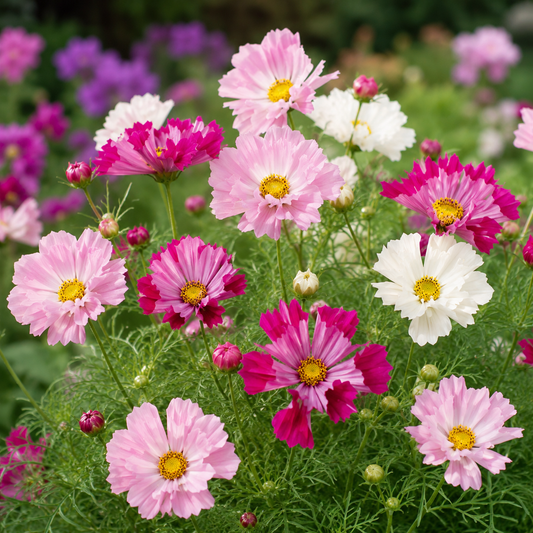 Cosmos Sea Shell Mix Seeds – Winter Flower Seeds Pakistan