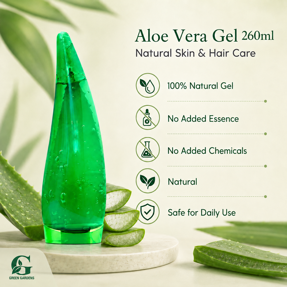 Aloe Vera Gel 260ml for Skin and Hair Care in Pakistan