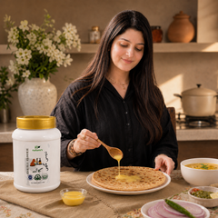 Pure Cow Desi Ghee – 1kg | Traditional Cholistani Grazing Cow Milk Ghee