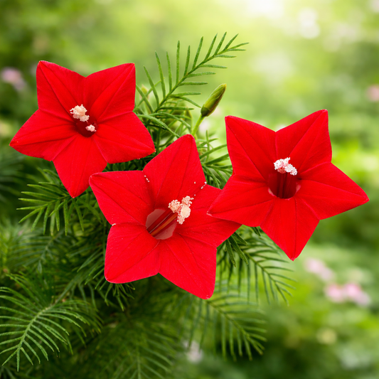 Cypress Vine Seeds - Red (Summer) عشق پیچاں