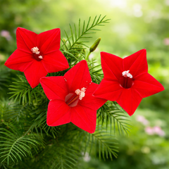 Cypress Vine Seeds - Red (Summer) عشق پیچاں