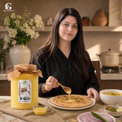 Pure Cow Desi Ghee – 1kg | Traditional Cholistani Grazing Cow Milk Ghee