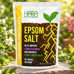 HARA Epsom Salt Magnesium Sulphate 800g standing pouch for plants – GREEN GARDENS Pakistan