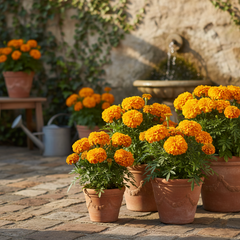 French Marigolds - Jaffery GOLD (Winter)