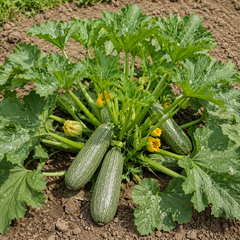 Grey Zucchini Summer Squash Seeds (SUMMER)