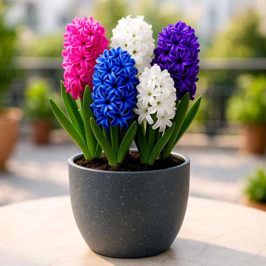 Hyacinths - Mixed Colours (Single Bulb) {WINTER}