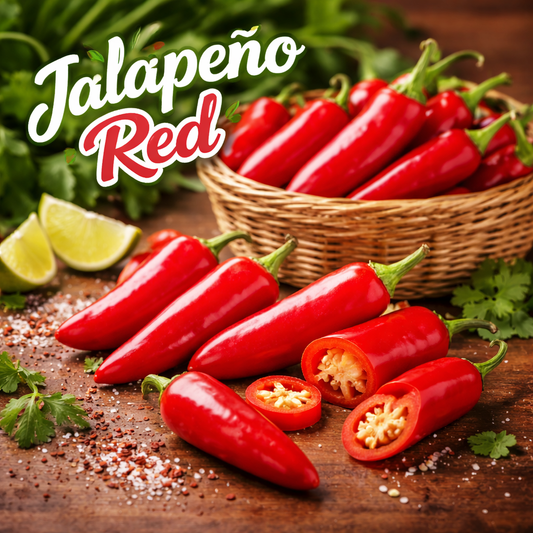Jalapeno Pepper Seeds - Red (SUMMER/ WINTER)