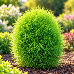 Kochia Green Bassia scoparia Summer Cypress with dense bright-green fine foliage and rounded bushy growth – summer ornamental seeds for borders pots and grow bags in Pakistan