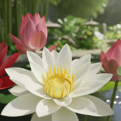 Lotus Seeds - Pack of 12(Red, White, Pink)