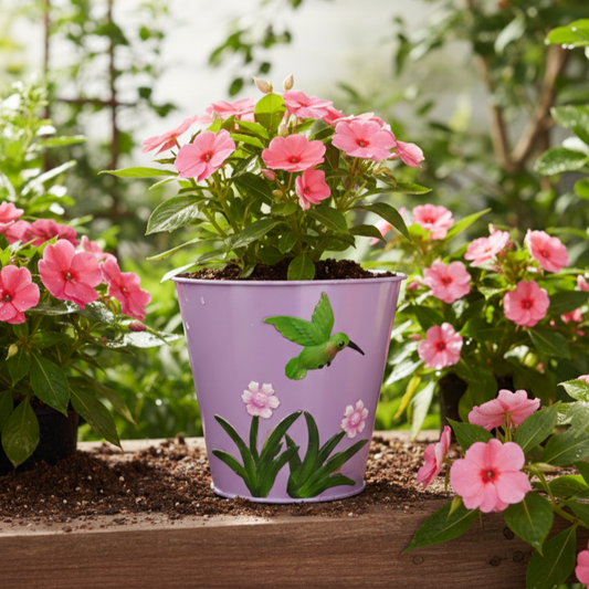 Metalic Pot - Purple (11.8 CM / 12.7)
