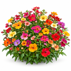 Nemesia strumosa Carnival Mix with colourful pink red yellow white purple and bicoloured flowers – winter seeds for pots beds borders grow bags and hanging baskets in Pakistan