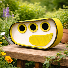 PVC Bird House (M-03) - YELLOW