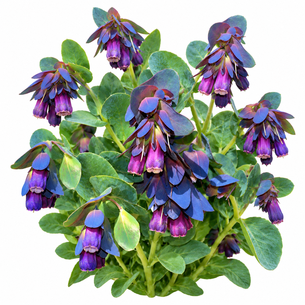 Honeywort Pride of Gibraltar Seeds – Horti Tops original seed packet on pure white background