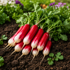 Radish Red & White Long Seeds – Dual Colour Mooli for Home Gardening (WINTER)