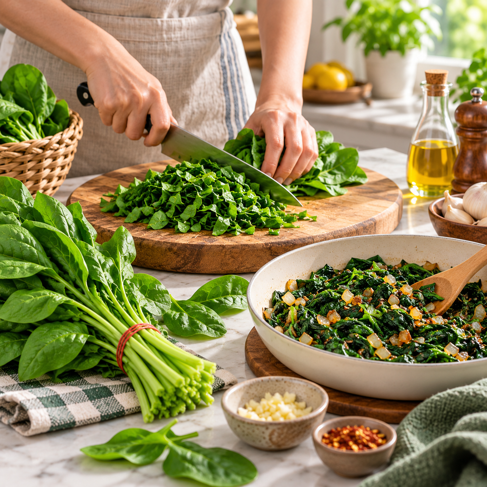 Healthy Broad Leaf F1 Hybrid Spinach plants with large tender dark-green leaves – spinach seeds for home gardening in Pakistan