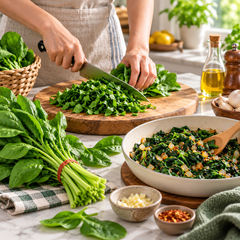 Healthy Broad Leaf F1 Hybrid Spinach plants with large tender dark-green leaves – spinach seeds for home gardening in Pakistan