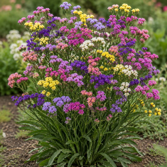 Statice Flower Seeds Mix – Colourful Cut Flowers for Home Gardens (WINTER)