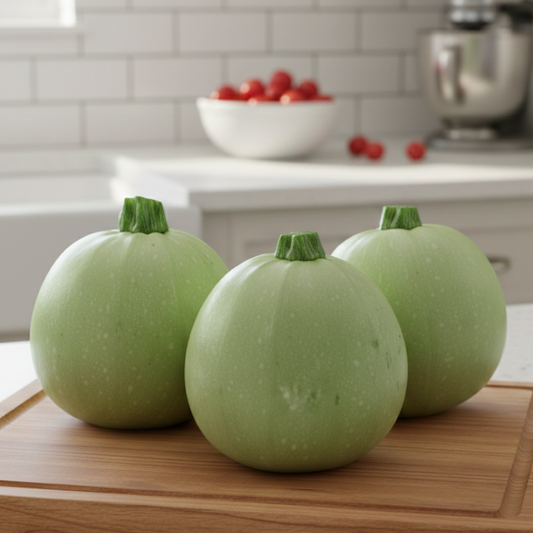 Summer Squash Round Seeds, F1 Hybrid (SUMMER)