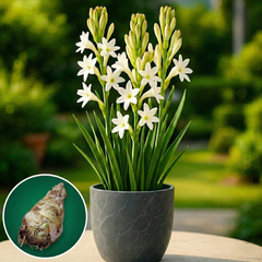 Tuberose (Single Petal) Bulbs - PACK OF 100