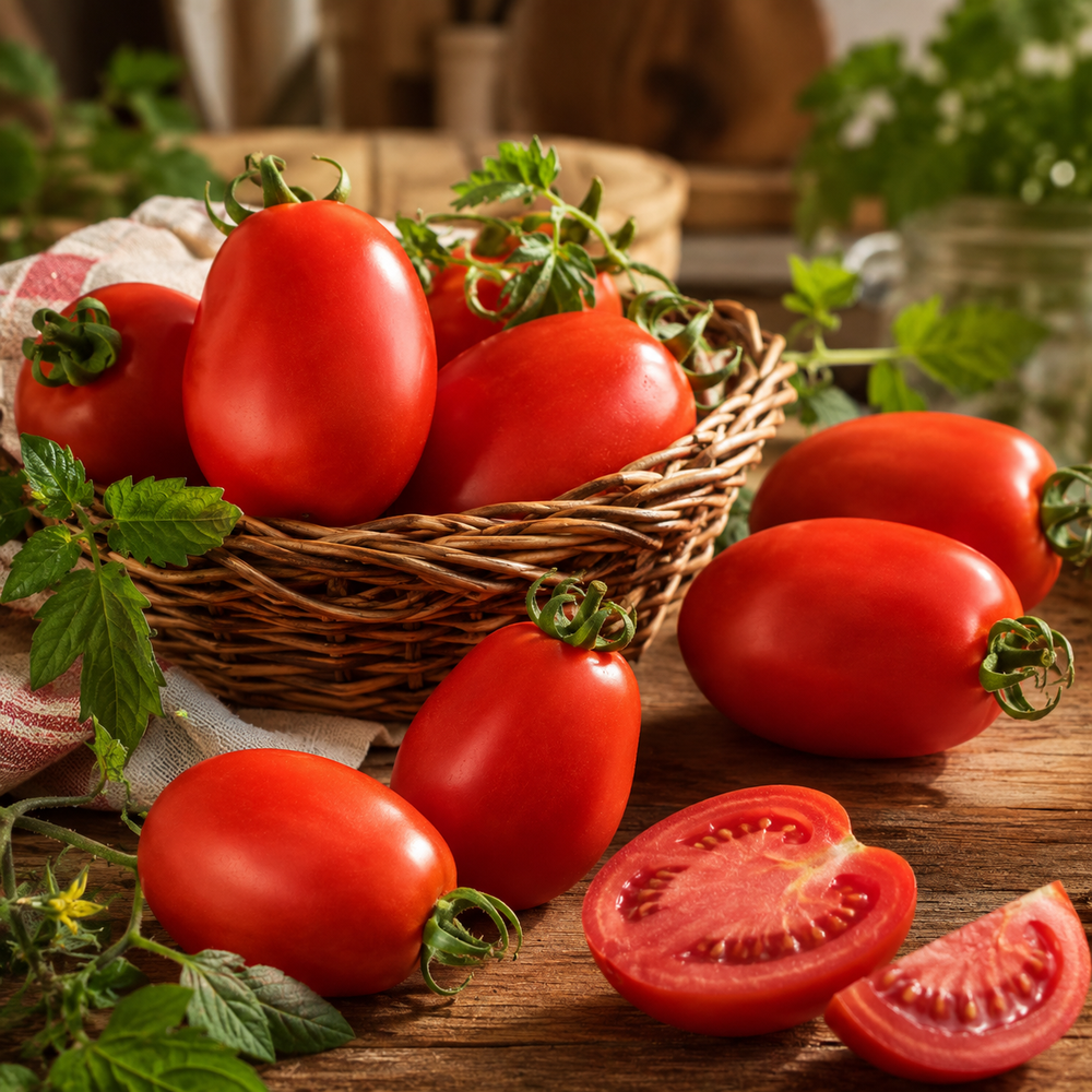 Rio Grande Determinate Plum Tomato – Firm Red Oblong Tomatoes | GREEN GARDENS Pakistan