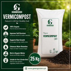 Vermicompost 25kg – 100% Organic Fertilizer in Pakistan (Delivery to the cities with Daewoo Terminal only)
