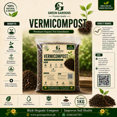 Vermicompost, 1 kg (100% Pure & Natural)