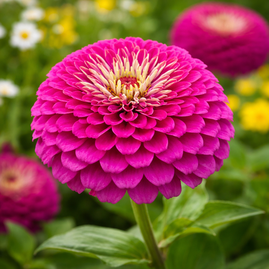 Zinnia Dahlia Violet Queen Seeds - Purple (SUMMER)