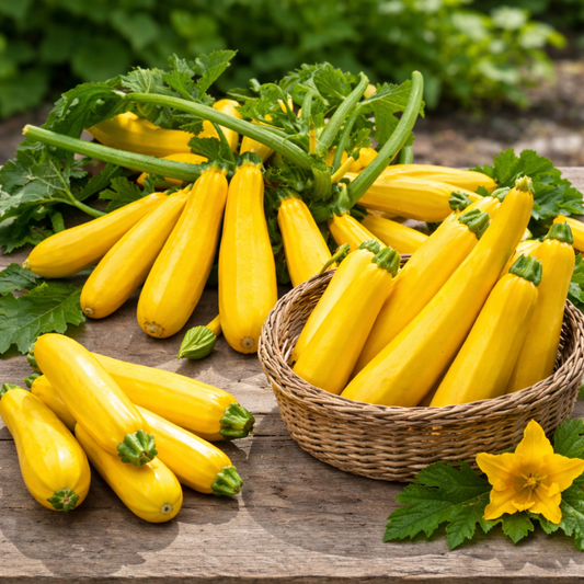 Zucchini Squash Golden, F1, Hybrid Seeds (SUMMER)