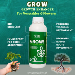 GROW by HARA Organic – 1 Liter | Super Growth Booster