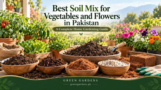Best soil mix for vegetables and flowers in Pakistan - GREEN GARDENS