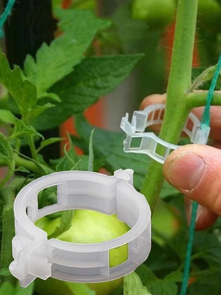 Plant Support Clips - Round Reusable (Pack of 10)