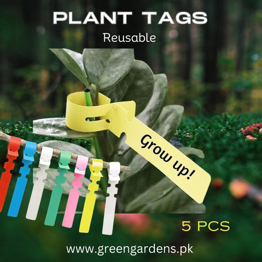 Plant Tags Plastic - Reusable Waterproof (pack of 5)