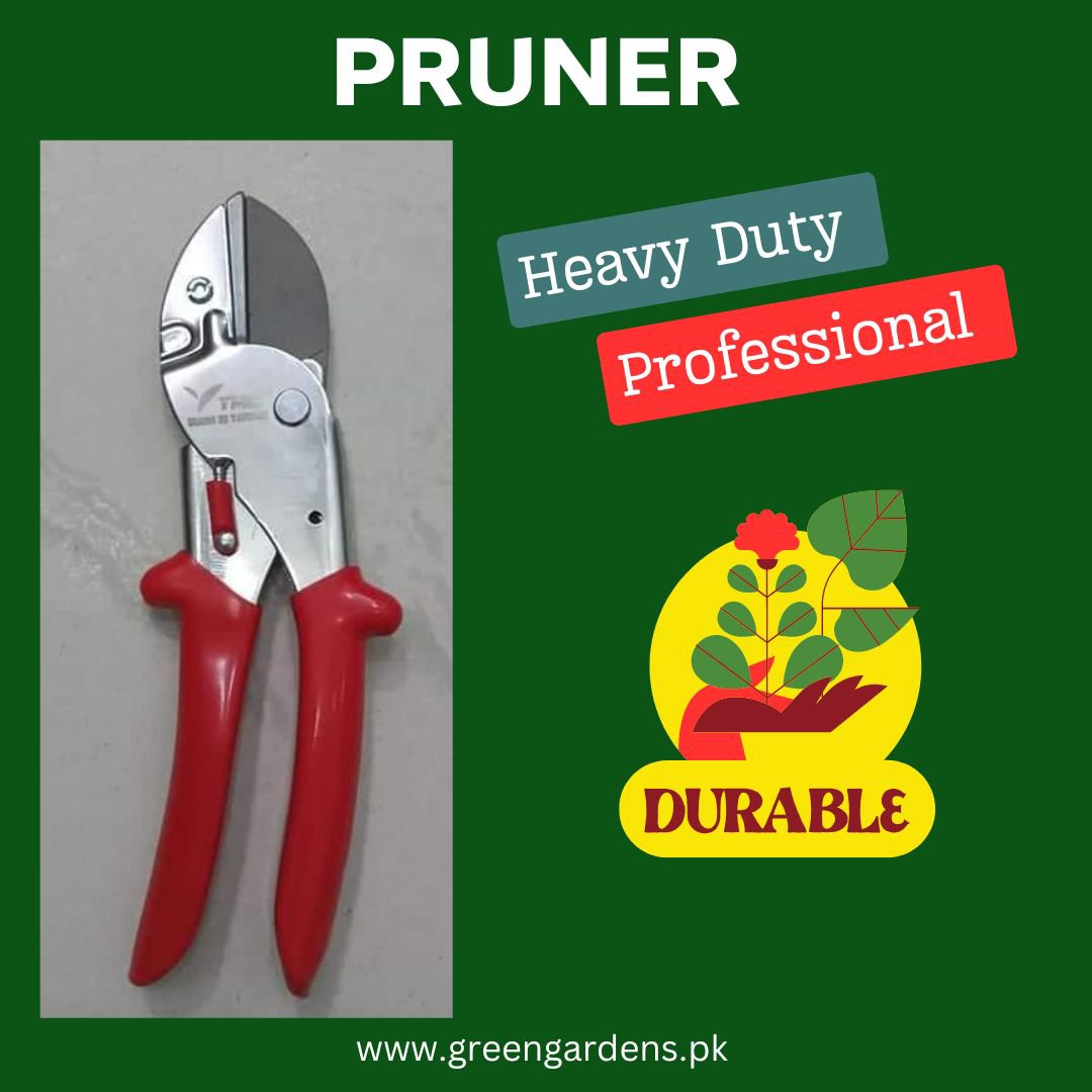 Garden Pruner/ Pruning Shear (Professional, Stainless Steel, Heavy Duty)
