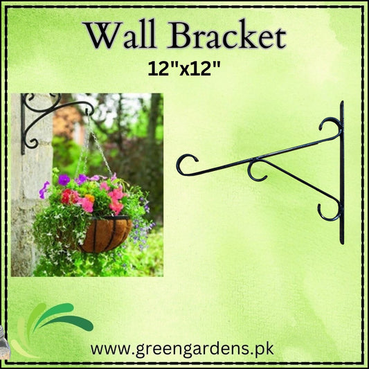 Wall Bracket for Hanging Baskets (12" x 12")