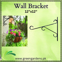 Wall Bracket for Hanging Baskets (12" x 12")