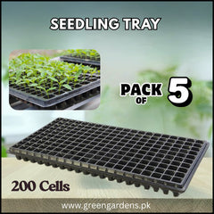 Seedling Tray – 200 Cells (Pack of 5 Trays)