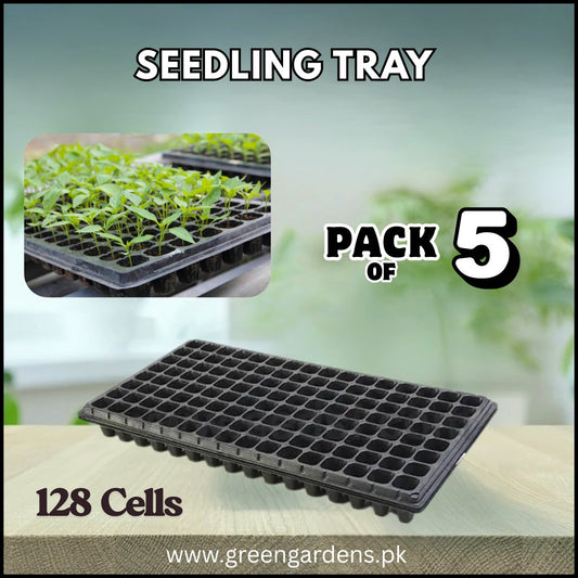 Seedling Tray – 128 Cells (PACK OF 5 TRAYS)