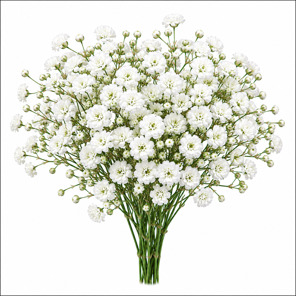 Double Baby’s Breath flowers with delicate airy blooms – winter Gypsophila flower seeds for home gardening in Pakistan