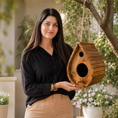 Premium Quality  Bird House G-1 – Handcrafted from Seasoned Babul Hardwood