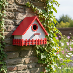 Bird House (PVC), Red