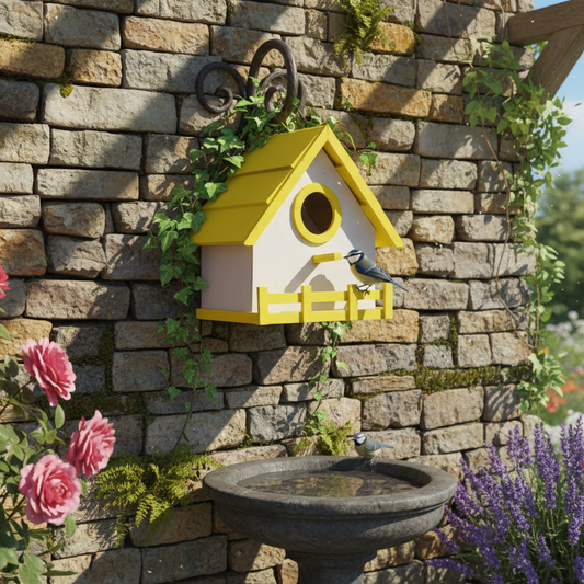 Bird House (PVC), Yellow