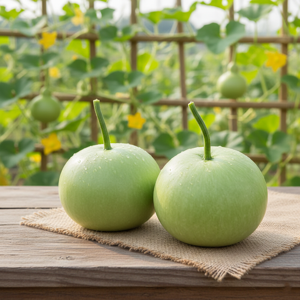 Bottle Gourd Round Seeds, F1 Hybrid (SUMMER) گھیا کدو گول