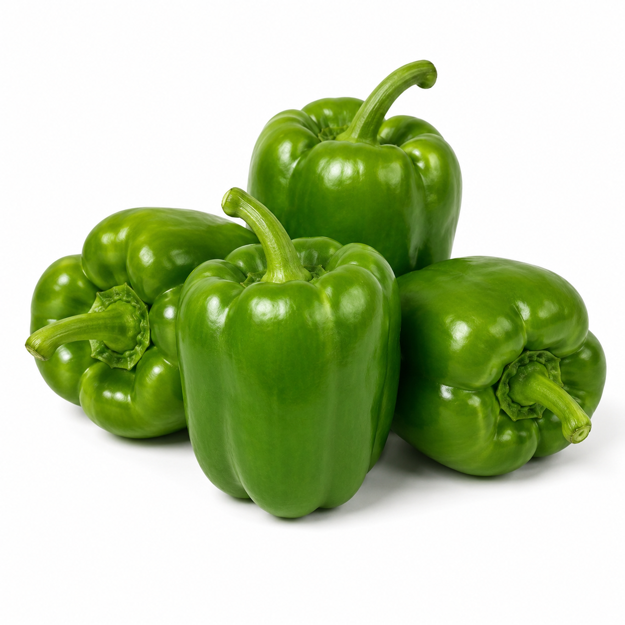 Green F1 Hybrid capsicum plant with glossy blocky green bell peppers – sweet pepper seeds for home gardening in Pakistan