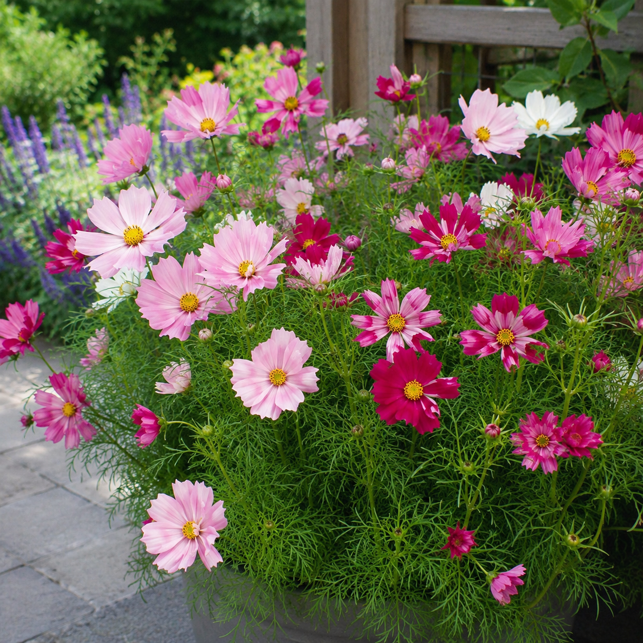 Cosmos Sea Shell Mix Seeds – Winter Flower Seeds Pakistan